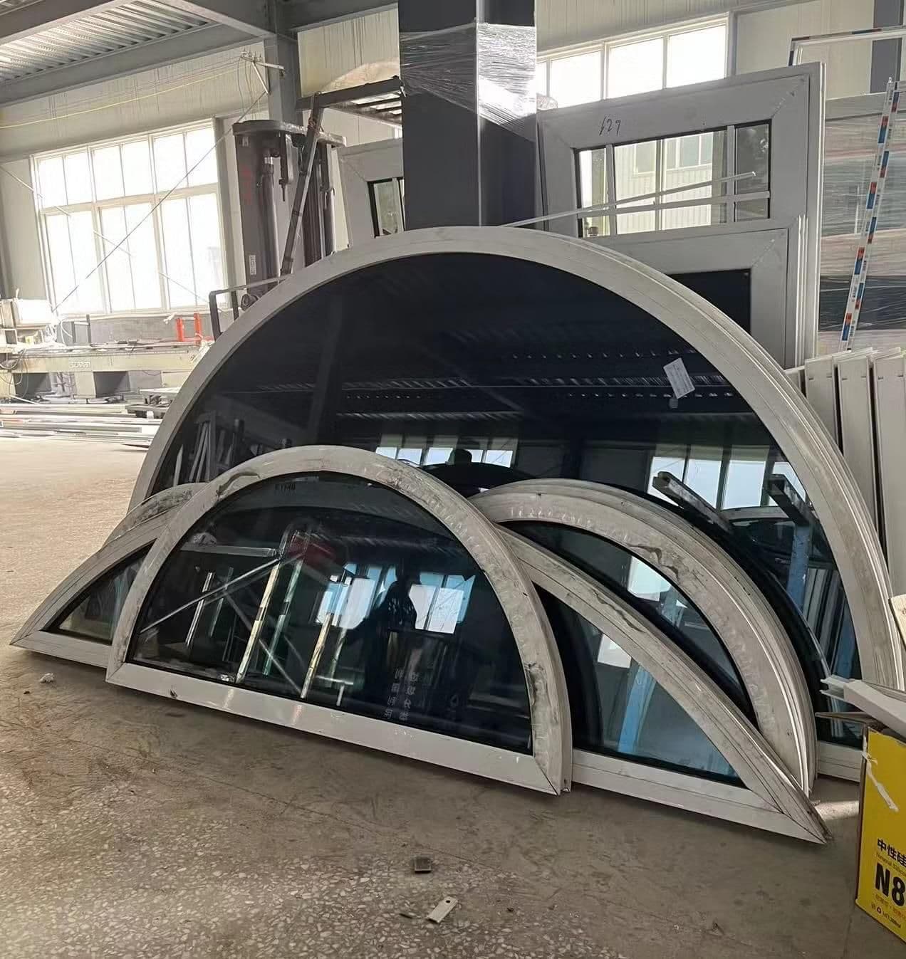 Arch Glass Installation