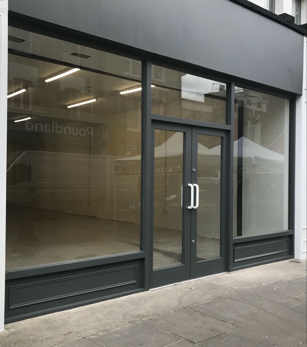 Aluminium Shopfronts and Shutters